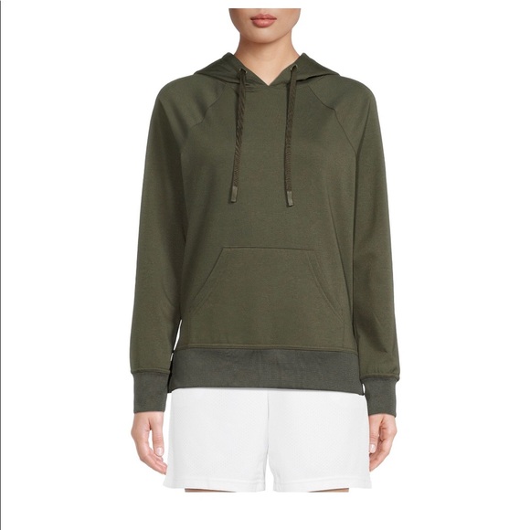 Athletic Works Womens Hoodie Size Small 4-6 Olive Green New - Picture 3 of 5